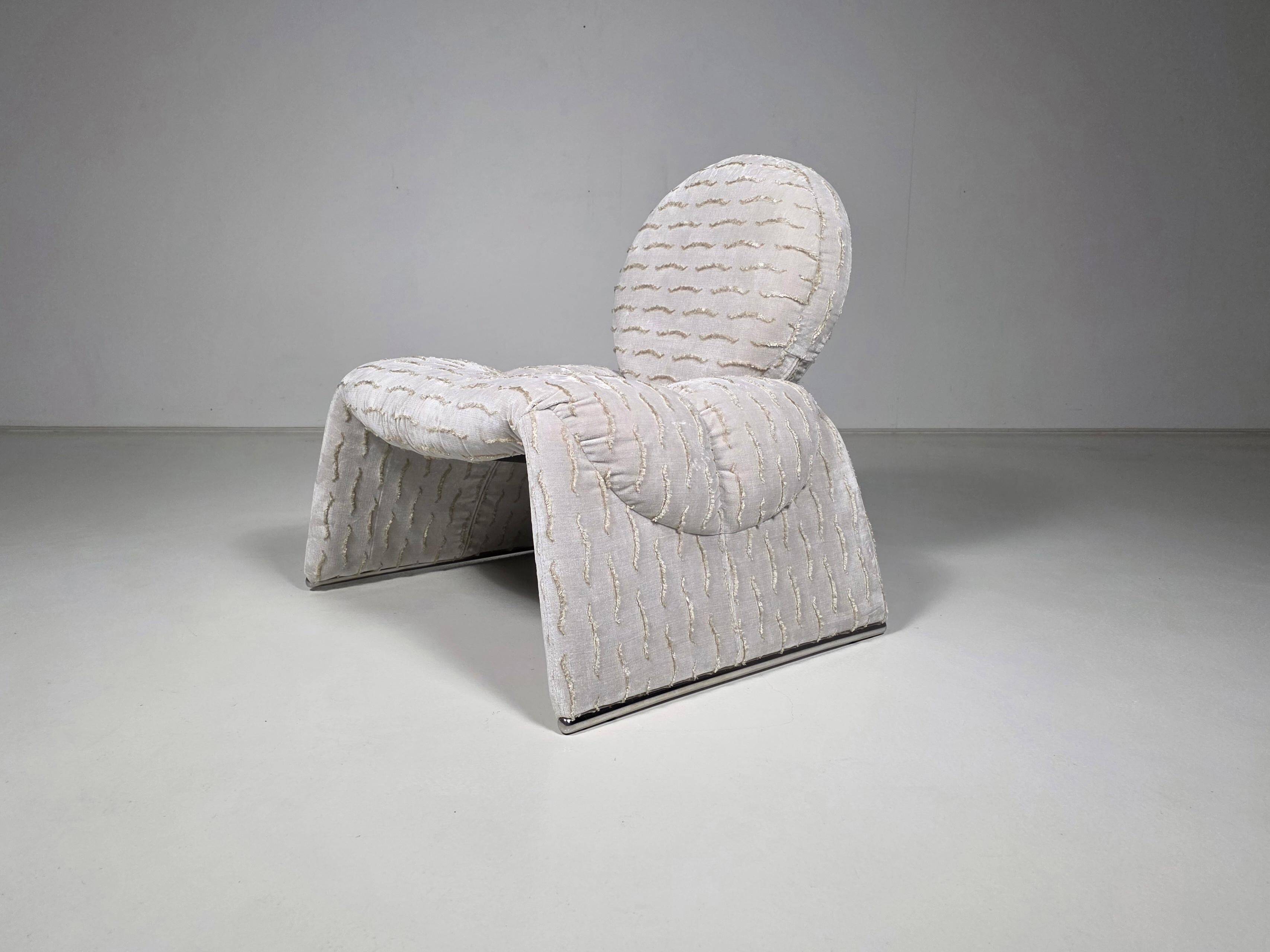 Calypso chaise longue by Vittorio Introini for Saporiti, 1970