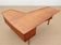 Scandinavian desk boomerang in teak by Arne Hovmand Olsen