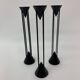 Set of 3 Post Modern candle sticks , 1980's