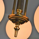 Vintage chandelier of the 60s in brass
