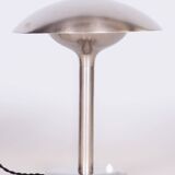 Czech Bauhaus Table Lamp, Designer František Anýž, Nickle-Plated Steel, 1920s