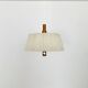 Raffia Bast and Walnut Pendant Lamp by Temde