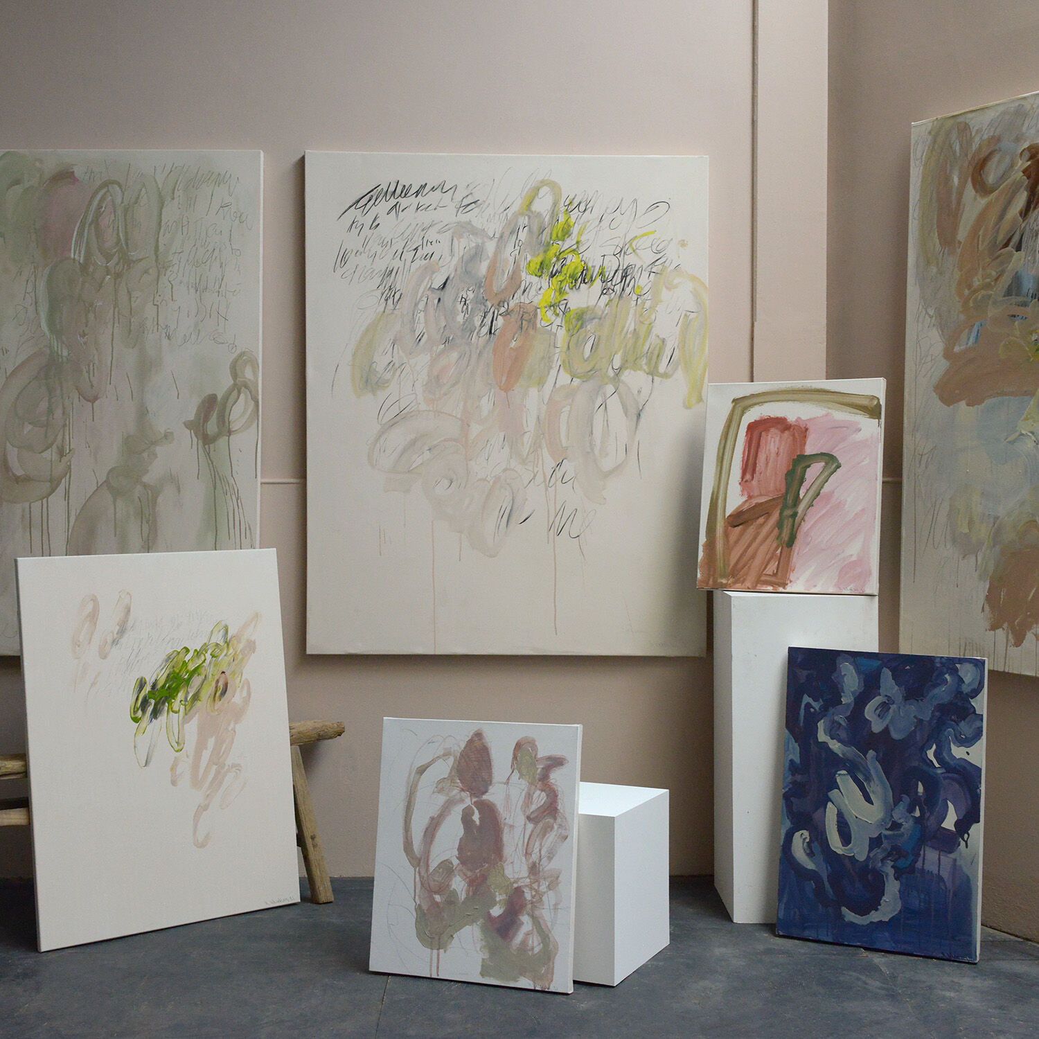 'May' by Megan Wheatley Large Abstract Painting