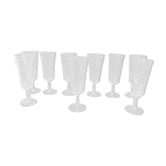 9 flutes à champagne