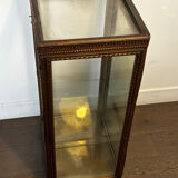 Counter display cabinet in wood and glass in Louis XVI style, 19th century.