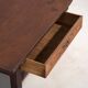 Antique Japanese coffee table with a through drawer in keyaki – Japan, circa 1920.