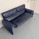 De Sede ds-2011 vintage leather sofa for 2/3 people, 1980s design.