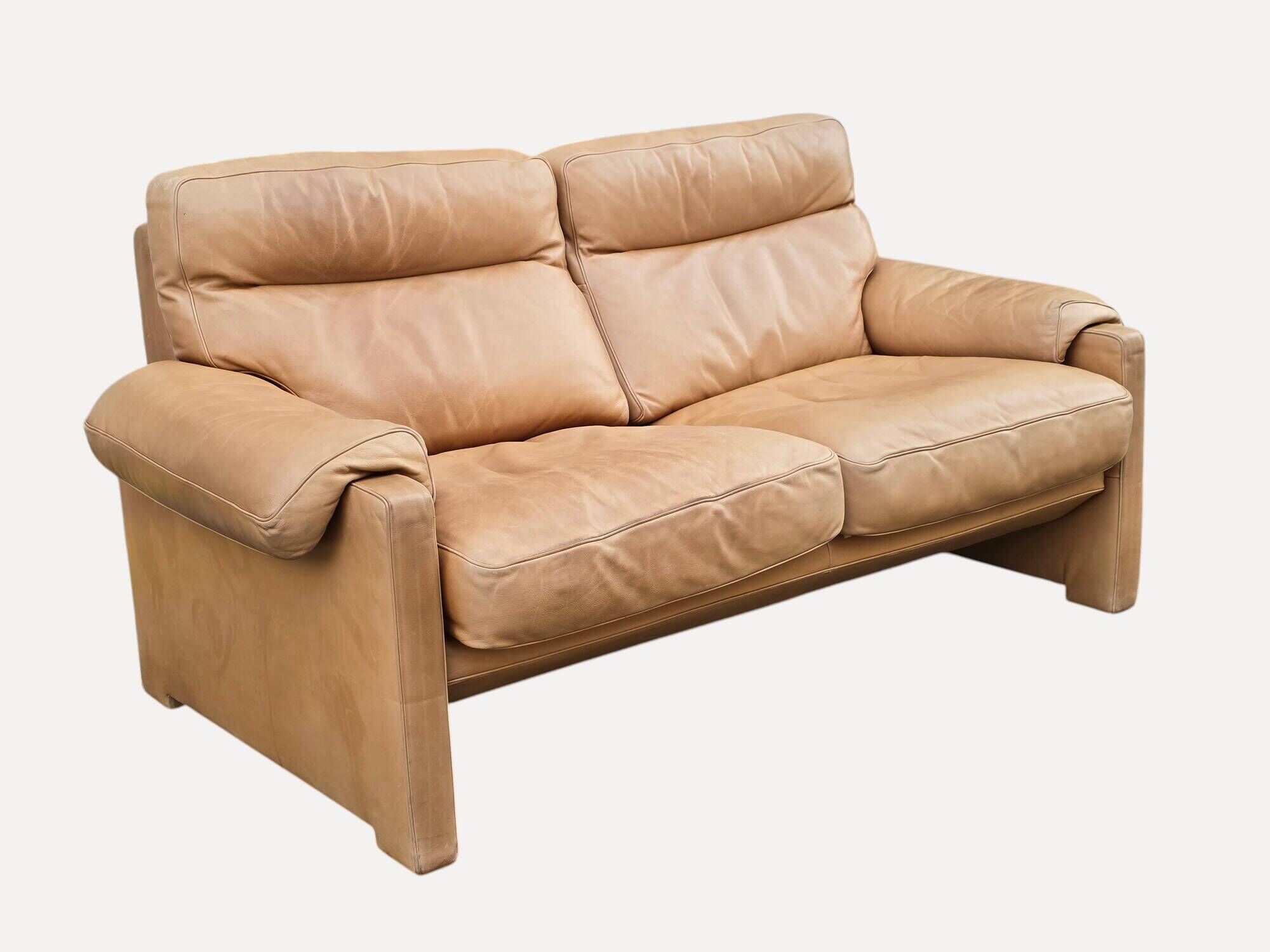 2-seater sofa by Sede DS-70 in leather - vintage - 1980s