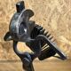 Alain Longet (1950- ), metal sculpture, turnkey accordionist, art XXth