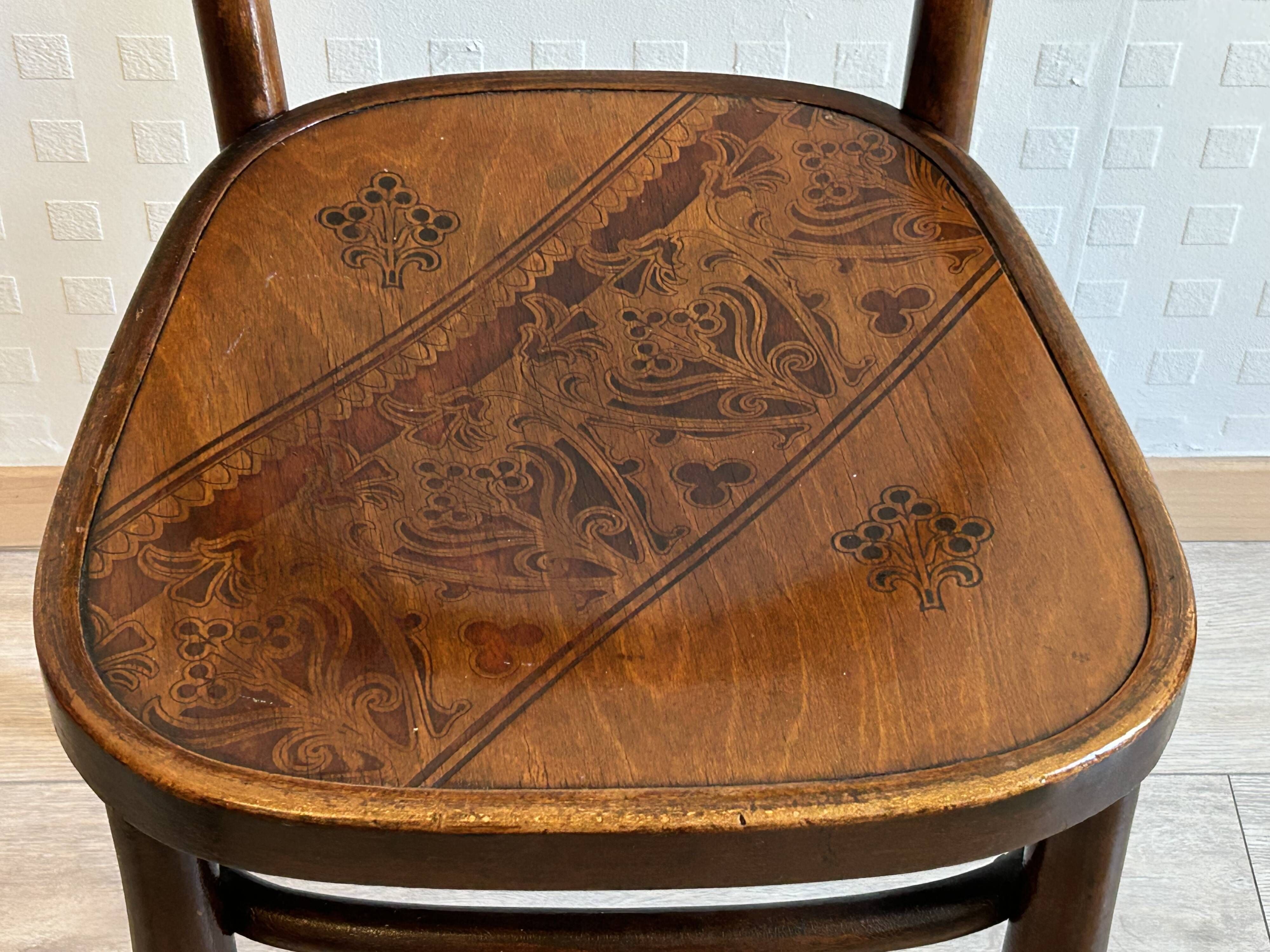 4 antique chairs by Jacob & Josef Kohn – Vienna – Art Nouveau period