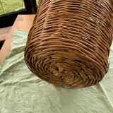 Old braid wicker basket