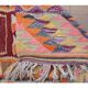 1970s Vintage Turkish Hand-Knotted Wool Cotton Orange Runner Rug 86x288