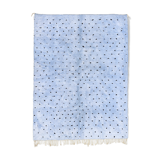 Modern Moroccan carpet blue