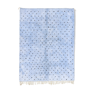 Modern Moroccan carpet blue
