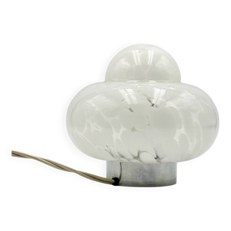 Lampe de table UFO en verre marbré, années 1960