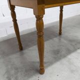 Rustic table from 1960, honey colour, 100x70cm, height 74cm.