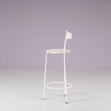 1950s Children stool in perforated metal, France