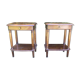 Pair of bedsides in cherry