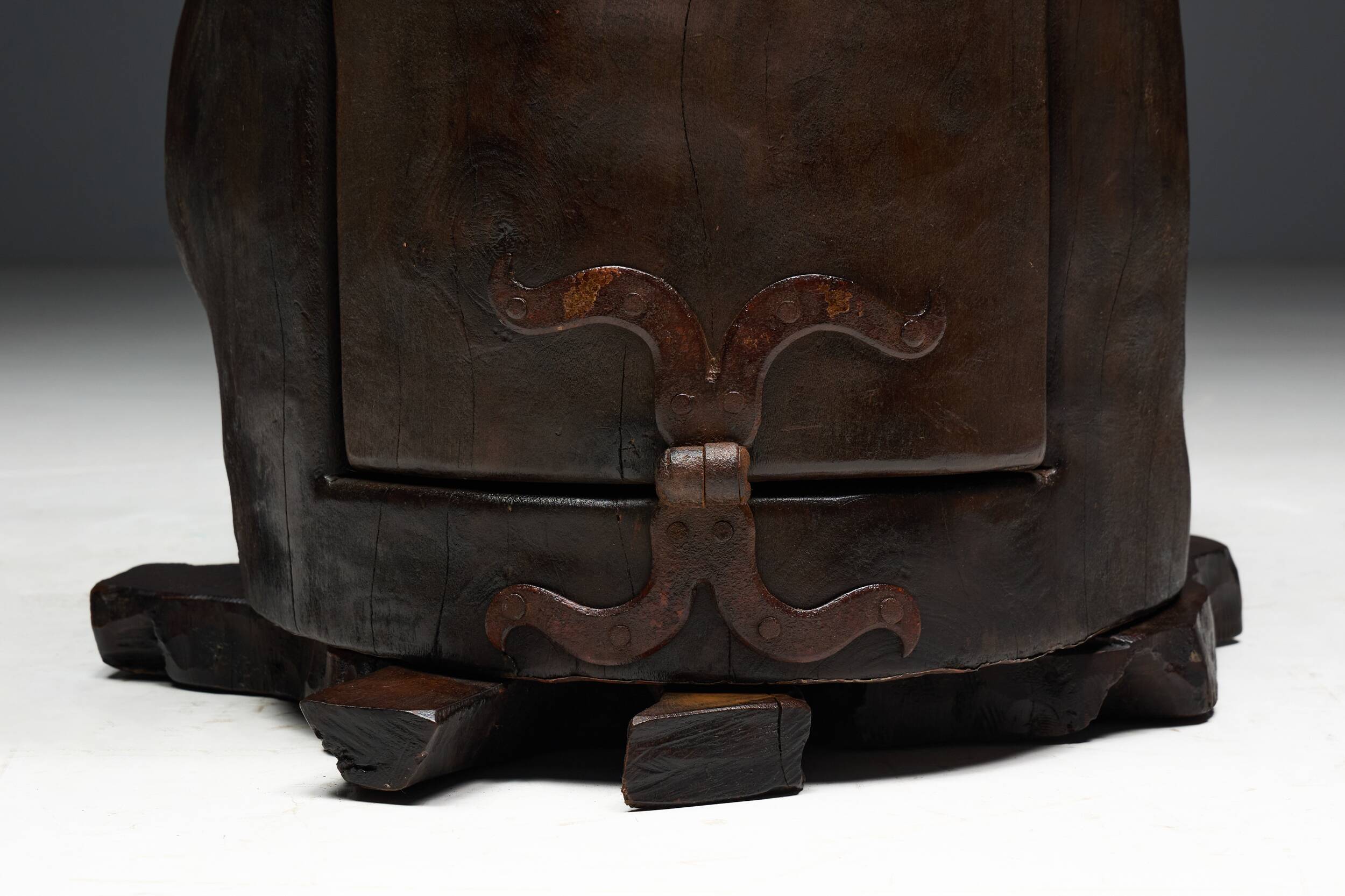 Vernacular rustic side table, France, 19th century