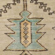 4x8 Mustard Yellow Wool Turkish Rug, Handmade Rug, 125x230Cm