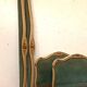 Bench daybed in lacquered and gilded wood 20th century