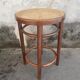 Wooden stool and vintage canning