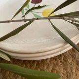 Salins "crocus" dessert plates.