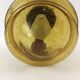 Applique extérieure en verre jaune effet mouillé