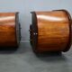 1935s pair of rare Art Deco bedside tables, Czechoslovakia