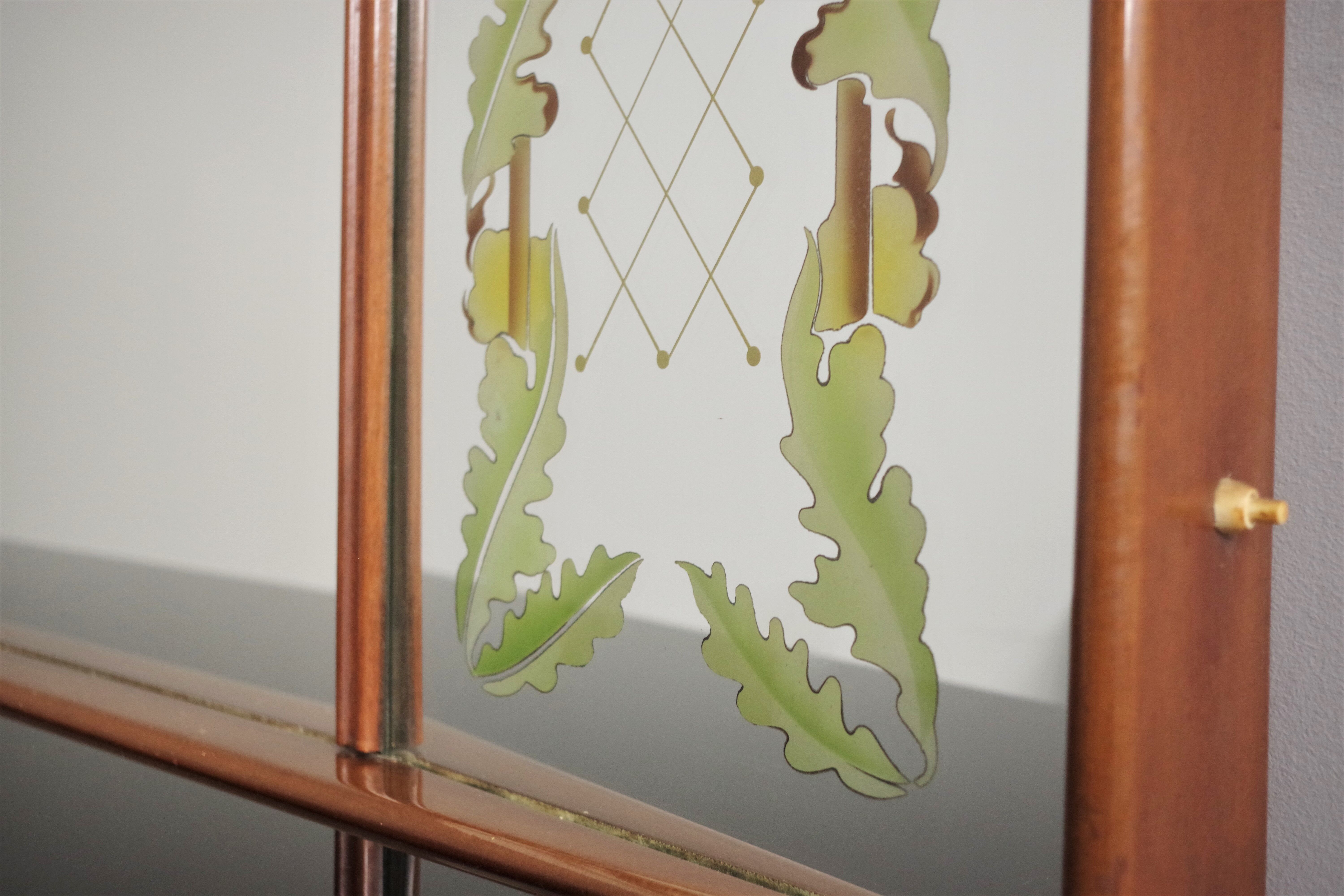 Sideboard with mirror by Luigi Brusotti, 1940