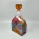 Carafe ou bouteille décorative d'exception des années 1970, signée Luigi Bormioli. Fabriquée en Italie.