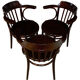 Set of three chairs model no.13 by Thonet 1920