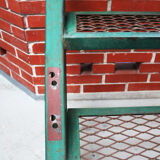 Industrial metal staircase