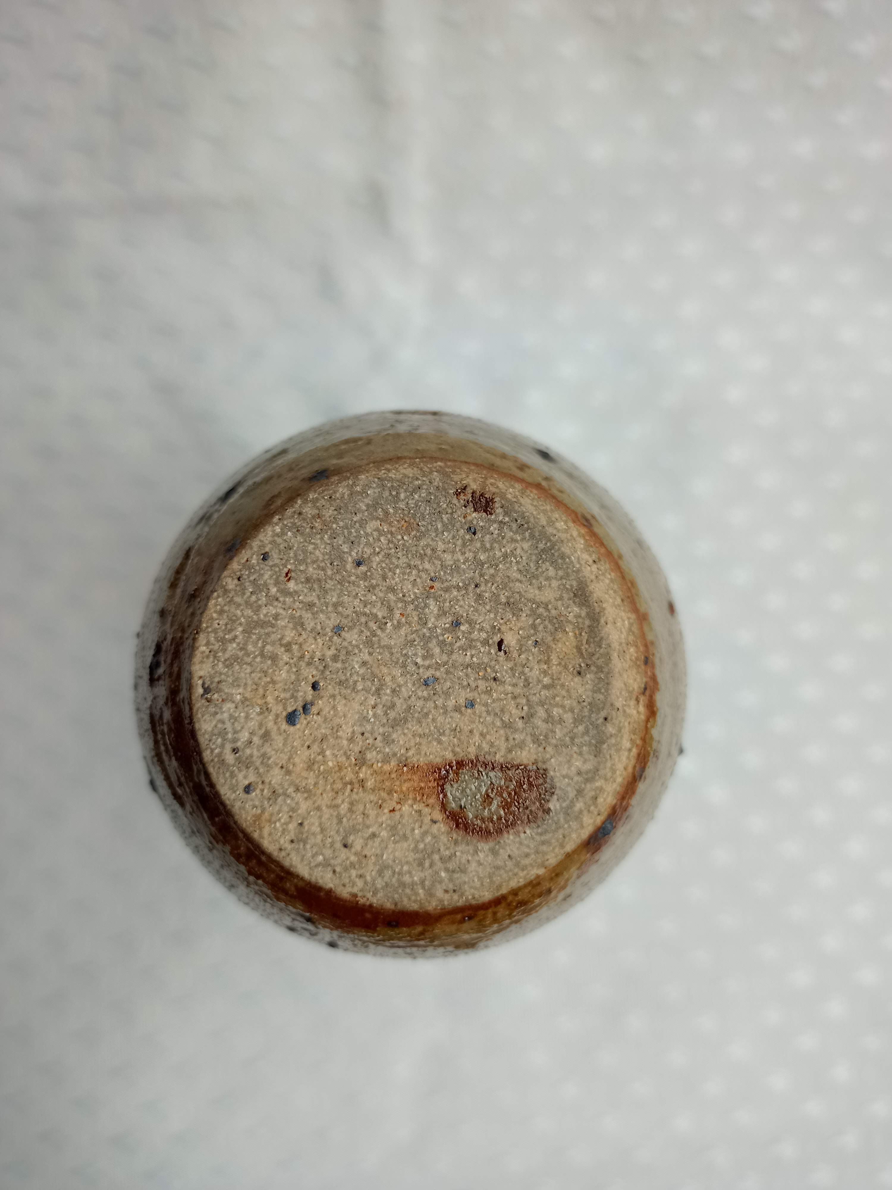 ceramic vase signed Guy Baudat