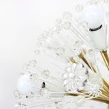 Gigantic brass star-shaped chandelier by Emil Stejnar, Austria, 1960s.