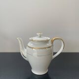 Limoges porcelain teapot and sugar bowl