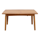 Table à manger extensible en chêne des années 1960, Allemagne