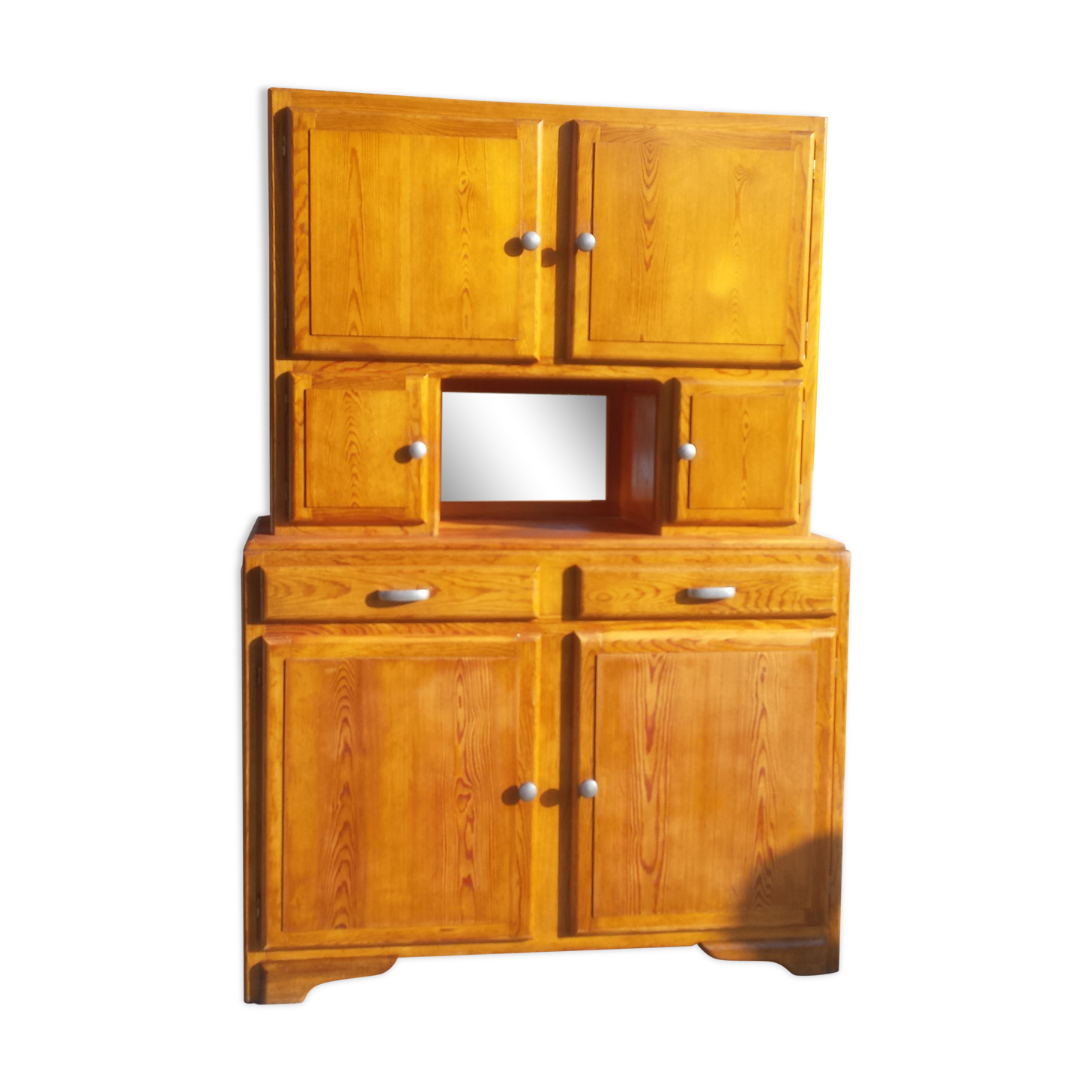 Mado sideboard in solid wood, wooden top