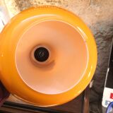 Vintage orange opaline chandelier