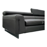 Italian leather sofa by Gabrielle Ghetti for Gamma