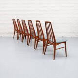 Set of 6 Niels Koefoed Eva Dining Chairs