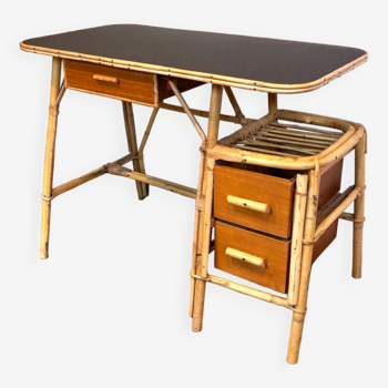 Rattan desk