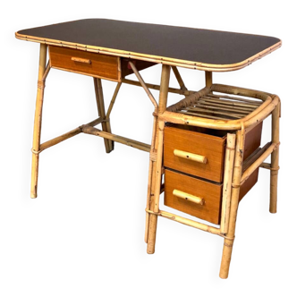 Rattan desk