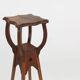 Art Deco Piedestal or Console Table in Oak, France 1940s