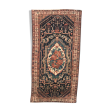 Tapis ancien persan Bakhtiar style savonnerie fait main - 137x265 cm