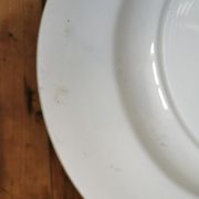 Plat vintage Digoin bouquet fleuri