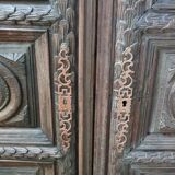 Sculpted doors pair