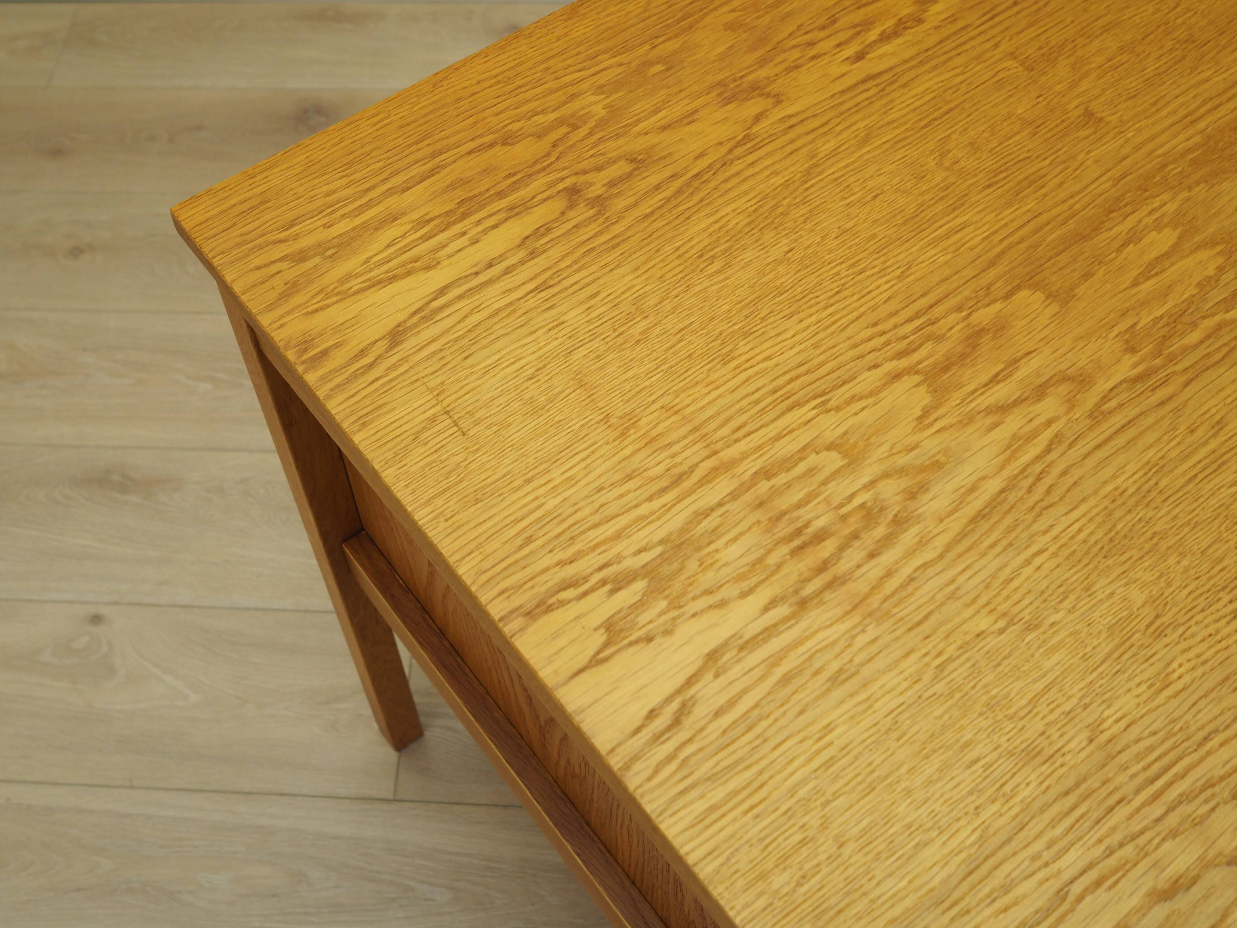 Ash wood desk, Danish design, 1970s, manufacturer: Domino Møbler