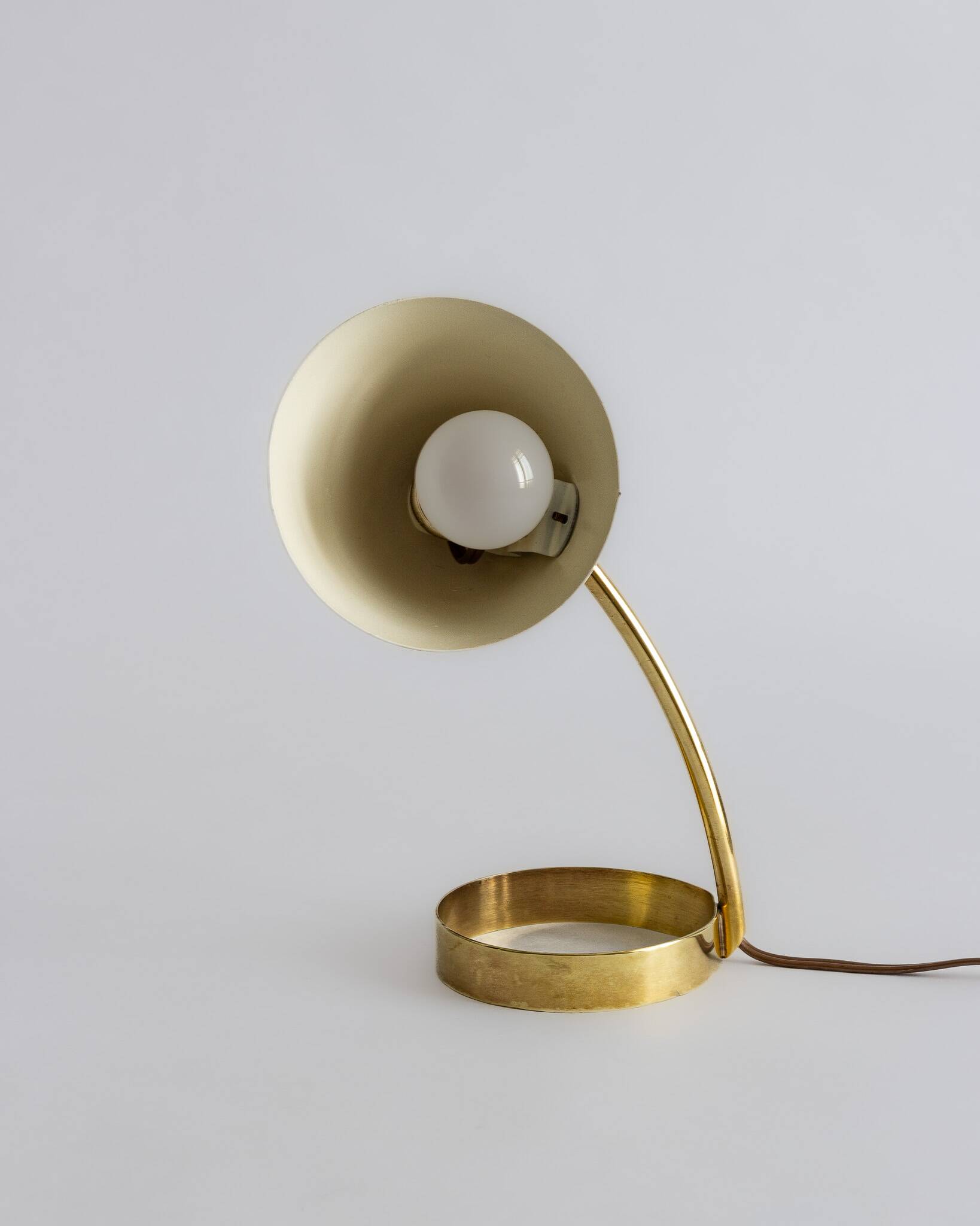 Small brass cocotte lamp – 1950s