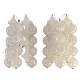Paire d'appliques Tulipan par J.T. Kalmar - Autriche 1960